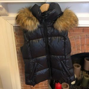 S13 New York Down Vest with Fur
